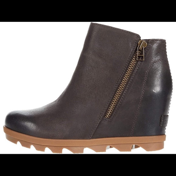 Sorel Shoes Sorelnew Joan Of Artic Wedge Zip Blackened Brown Poshmark